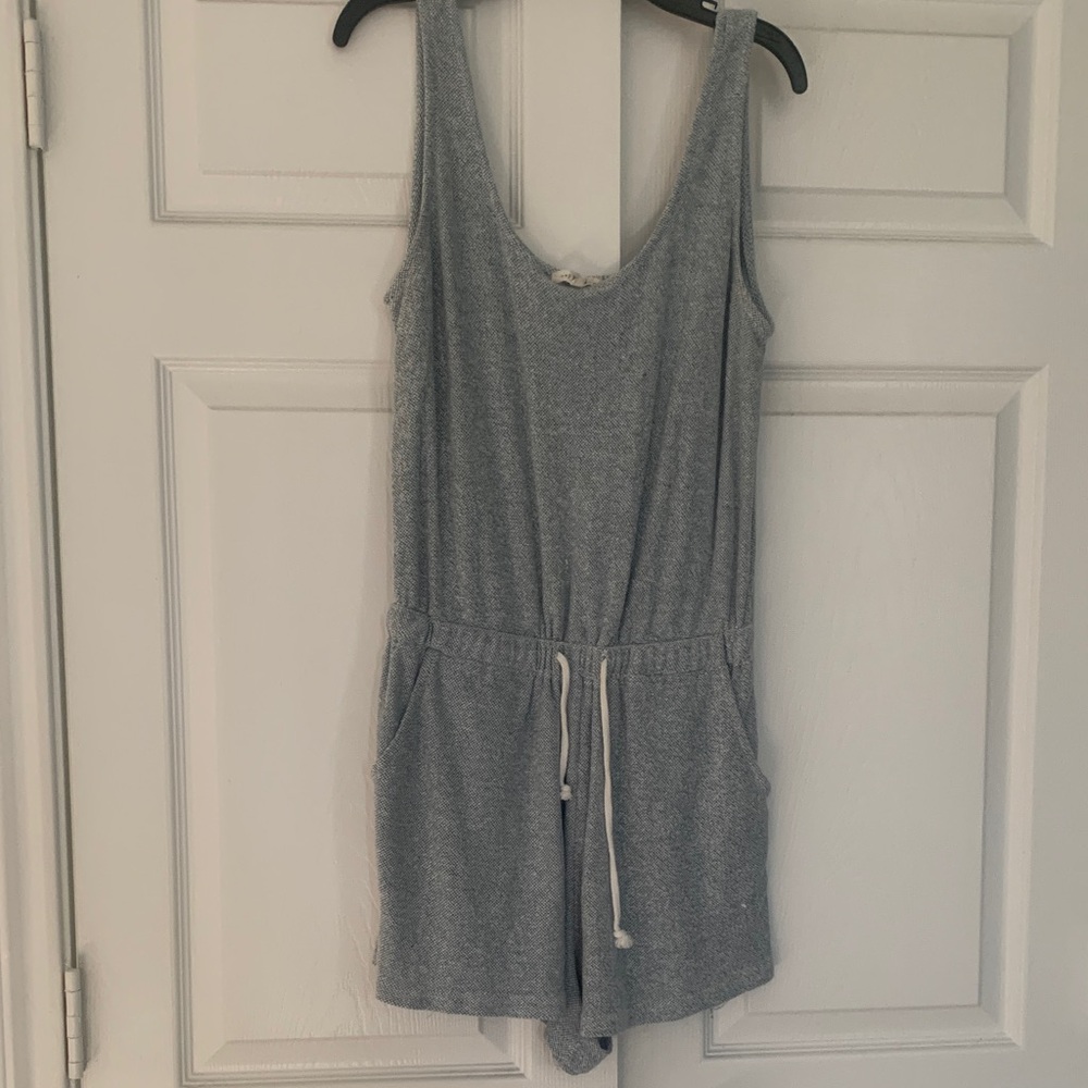 Copper Key Light Gray Jumpsuit